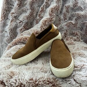 UGG Men's Tan Slip-On Loafers